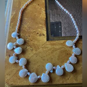 Freshwater Coin Pearl Necklace